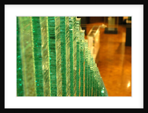 Glass staircase, detail by Stuart Cox