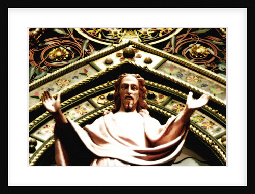 The Hereford Screen, detail of Jesus Christ by Stuart Cox