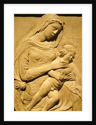Virgin and Child with two angels, detail by Stuart Cox