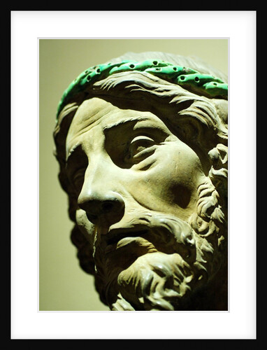 Bust of Jesus Christ, detail of face by Stuart Cox