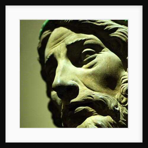 Bust of Jesus Christ, detail of face by Stuart Cox