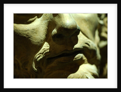 Bust of Jesus Christ, detail of face by Stuart Cox