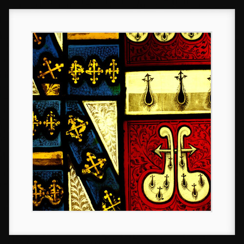 The Arms of Beaupre & Meeres, detail by Stuart Cox