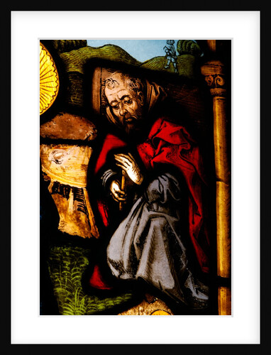 Panel depicting The Virgin Mary and St by Stuart Cox