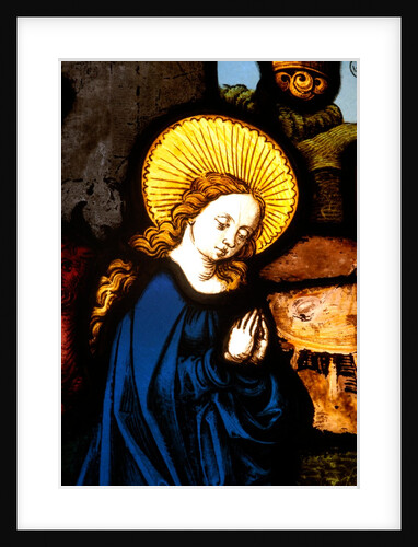 Panel depicting The Virgin Mary and St by Stuart Cox
