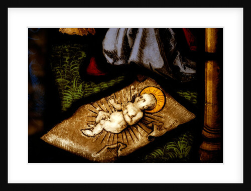 Panel depicting The Virgin Mary and St by Stuart Cox