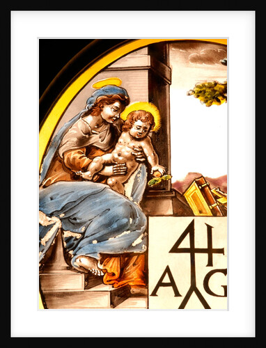 Saint Mary of Egypt and the Virgin and Child by Stuart Cox