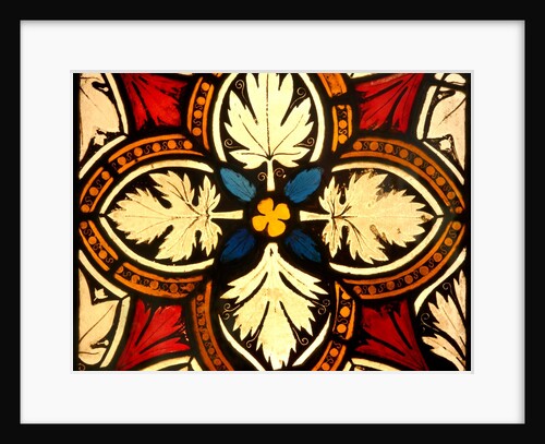 Composition of a diaper of quatrefoils of vine, ivy and other foliage by Stuart Cox