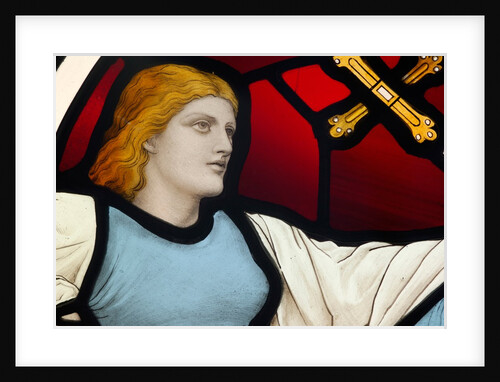 Reclining female bearing a cross by Stuart Cox
