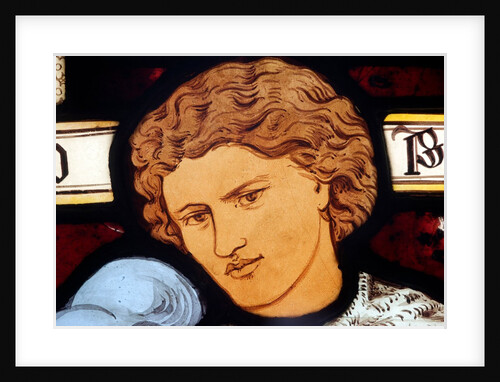 Panel depicting a young man by Stuart Cox
