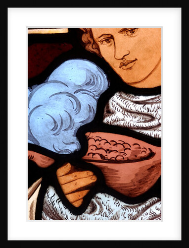 Panel depicting a young man by Stuart Cox