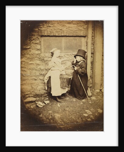 Two children dressed up as a maid and a gentleman by Lewis Carroll