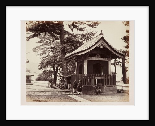 Small Japanese Temple at Nagasaki by Felice Beato