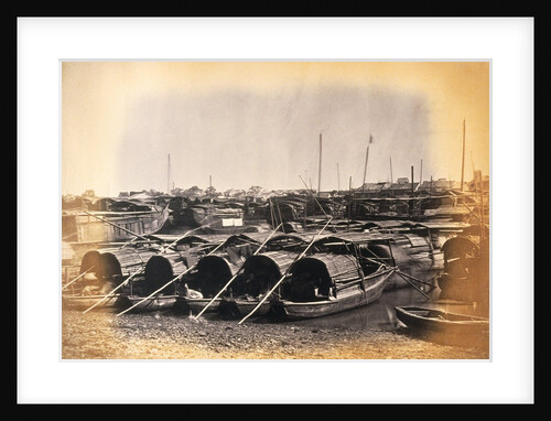 Chinese Sampans by Felice Beato