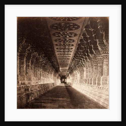 Colonnade at Ramesseum Pagoda by Felice Beato