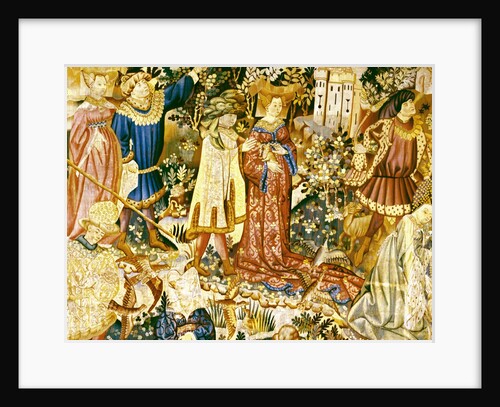 Devonshire Hunting Tapestry detail by Anonymous