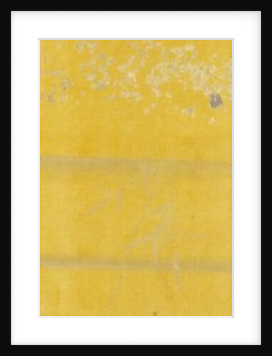 Oriental yellow patterned strip by Unknown