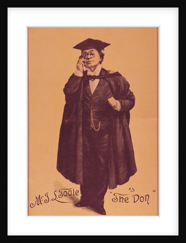 J. L. Toole as The Don by Fredk Dangerfield