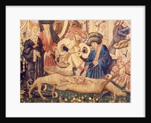 Devonshire Hunting Tapestry detail by Anonymous