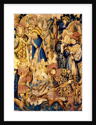 Devonshire Hunting Tapestry detail by Anonymous