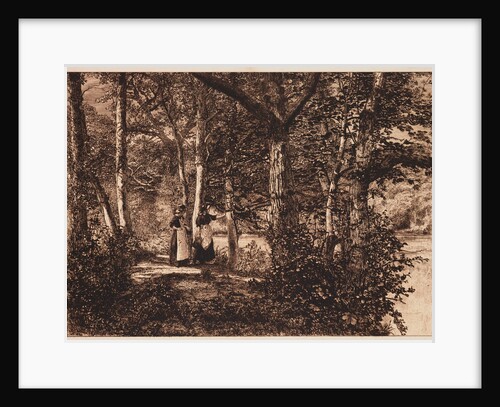 Two women in the woods by Henry Peach Robinson