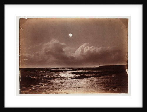Seascape at night by Henry Peach Robinson