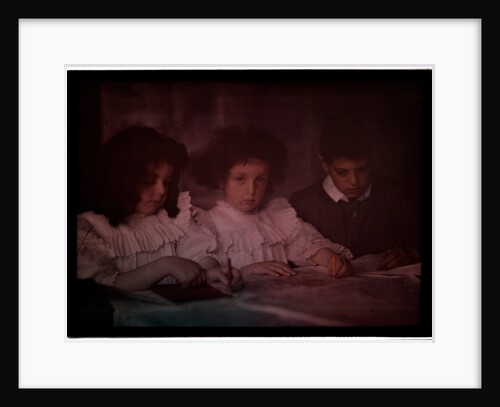 Children Drawing by John Cimon Warburg