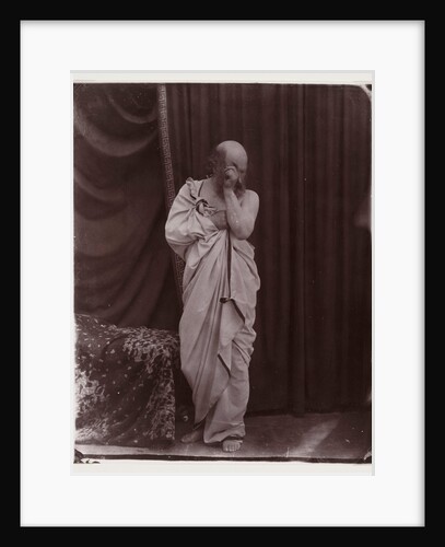 Man dressed in toga by Oscar Gustav Rejlander