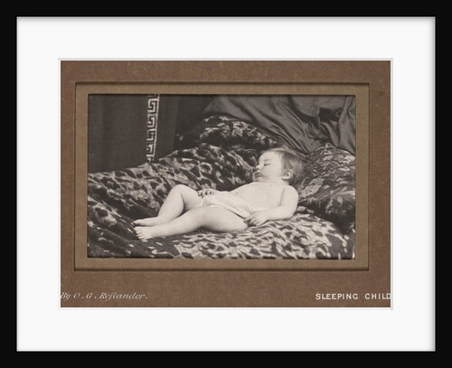Sleeping Child by Oscar Gustav Rejlander