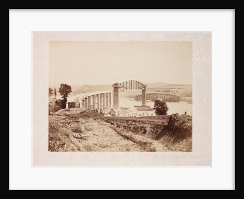 Saltash Bridge Under Construction by Roger Fenton