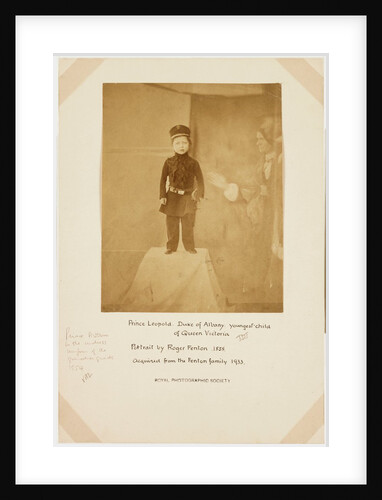 The young Prince Arthur by Roger Fenton