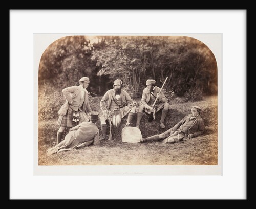 Highland Gillies at Balmoral by Roger Fenton