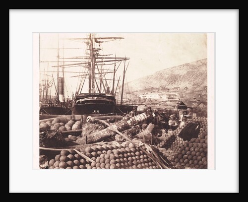The Ordnance Wharf by Roger Fenton