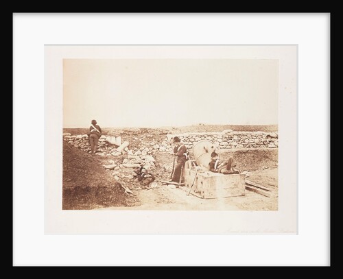 A Quiet Day in the Mortar Battery by Roger Fenton