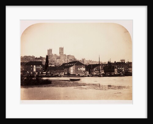 Lincoln Cathedral from Across the River by Roger Fenton