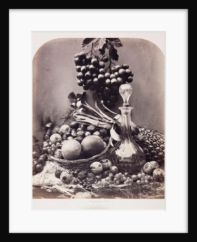 Decanter and fruit by Roger Fenton