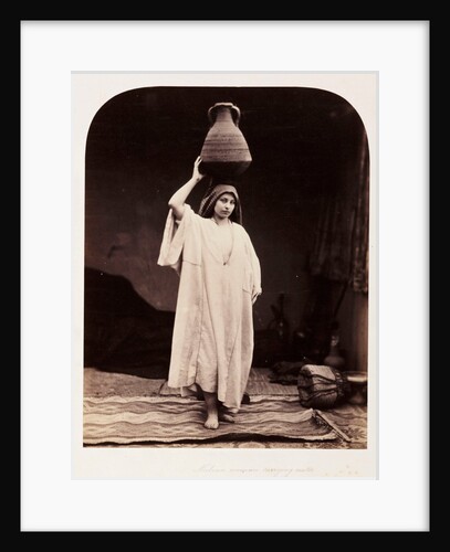 Nubian Woman Carrying Water by Roger Fenton