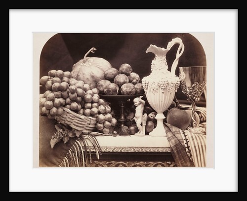 Parian Vase and Silver Cup by Roger Fenton