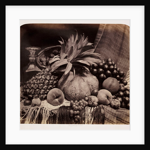 Still life of fruit by Roger Fenton