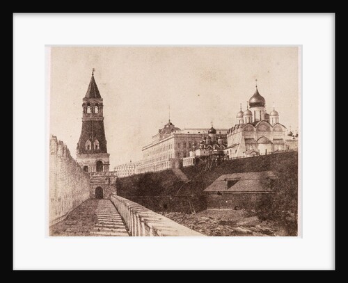 The New Palace and Cathedral of the Kremlin by Roger Fenton