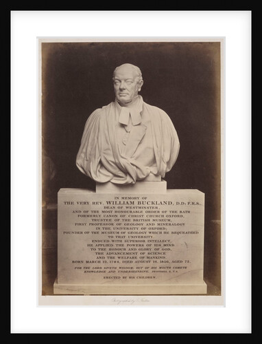Bust of William Buckland by Roger Fenton