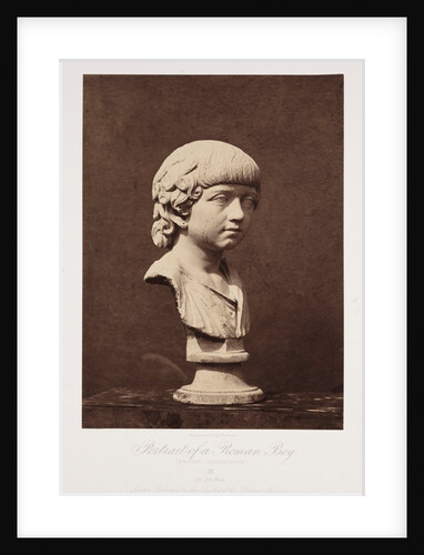 Portrait of a Roman Boy by Roger Fenton