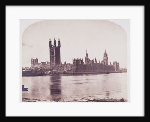 Houses of Parliament from Lambeth Palace by Roger Fenton