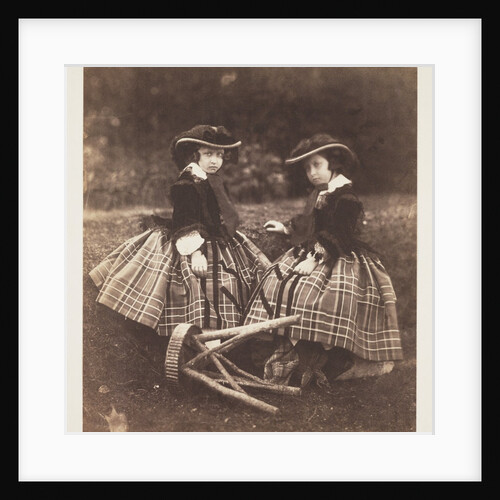 The young Princess Helena and the young Princess Louise by Roger Fenton
