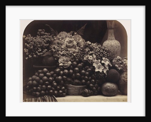 Fruit and flowers by Roger Fenton