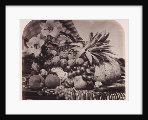 Fruit and flowers by Roger Fenton