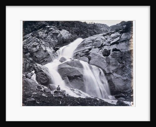 Waterfall in Kulu Valley by Samuel Bourne