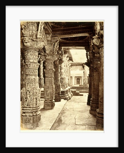 Interior of a Jain Temple by Samuel Bourne