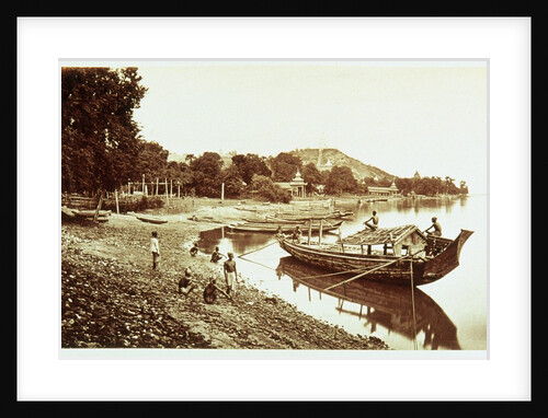 Sagain from the riverside by Samuel Bourne