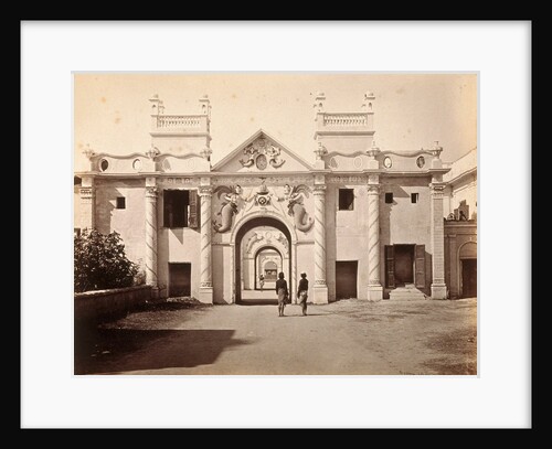 The Mermaid Gate (Entrance to the Kaiser Bagh) by Samuel Bourne